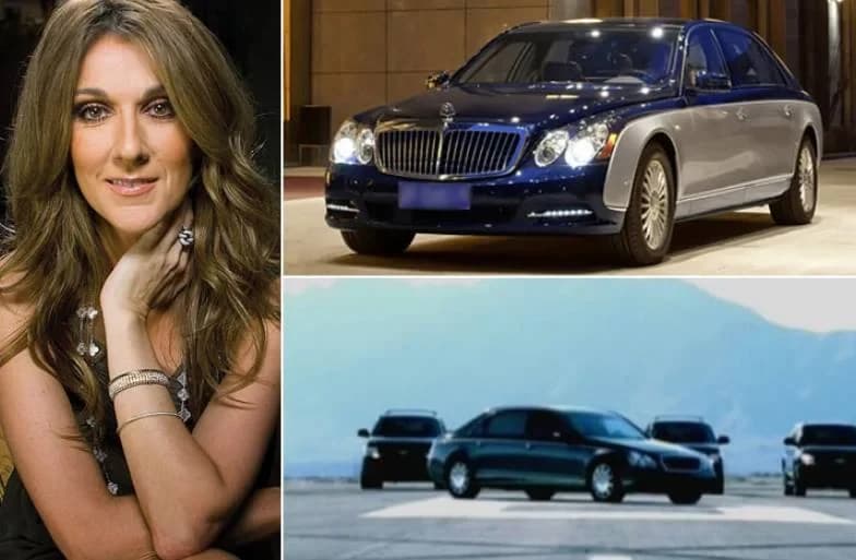 Celine Dion – Maybach 62, Estimated $500K