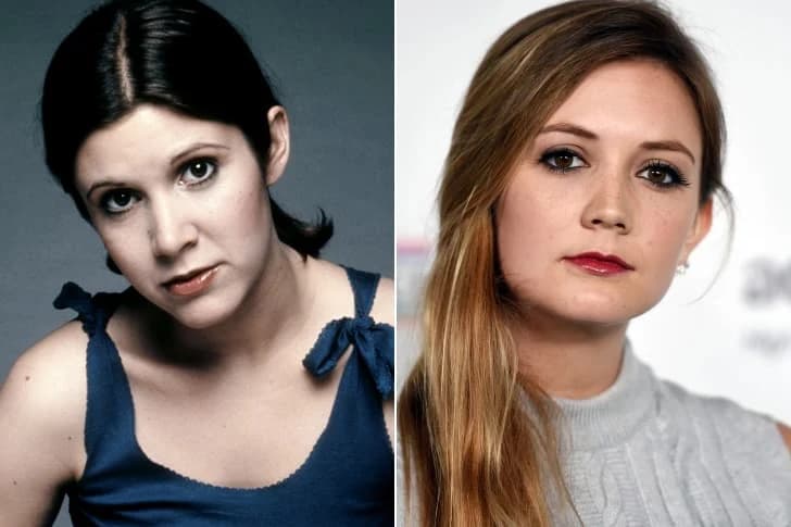 Carrie Fisher - Billie Lourd (23 Years Old)