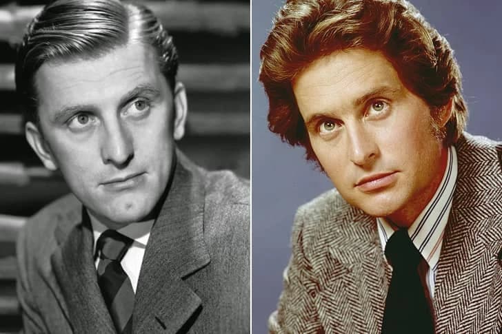 Kirk Douglas - Michael Douglas (30 Years Old)
