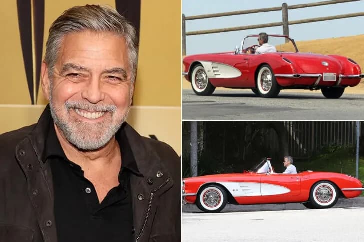 George Clooney – Chevrolet Corvette C1 Convertible, $126K