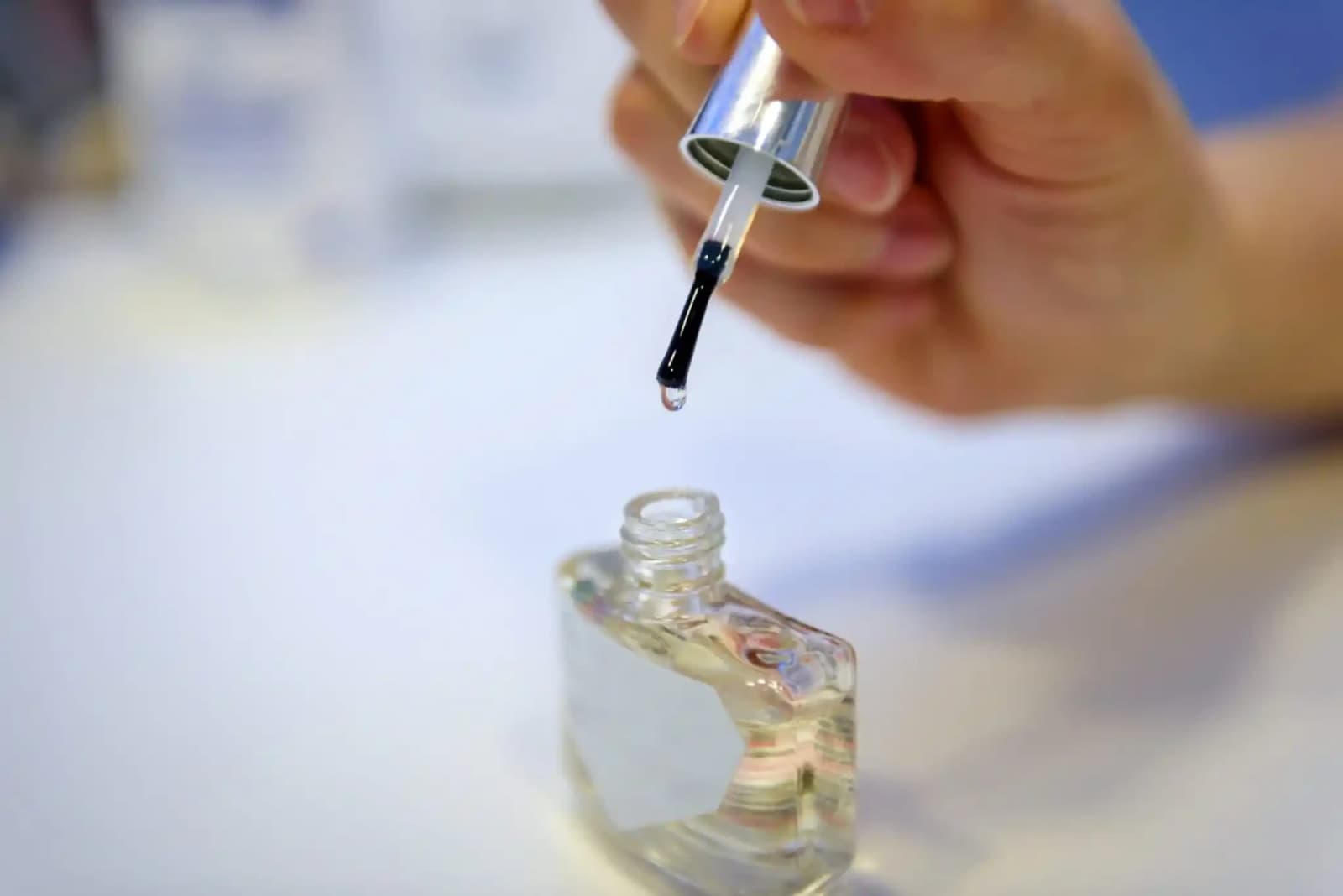Painting Screw With Nail Polish Helps Prevent Them From Being Loose